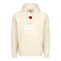 Sandshell drink wine, read books, be happy Premium Hoodie - Bettercallsaul