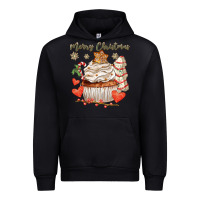 Black merry christmas cupcake Urban Hoodie - CowGirlArtShop