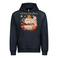 Navy merry christmas cupcake Urban Hoodie - CowGirlArtShop