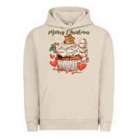 Pigment French Oak merry christmas cupcake Urban Hoodie - CowGirlArtShop