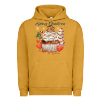 Pigment Peanut Butter merry christmas cupcake Urban Hoodie - CowGirlArtShop