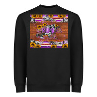 Black mama bear sunflowers purple Heavyweight Sweatshirt - Jasminsmagicworld