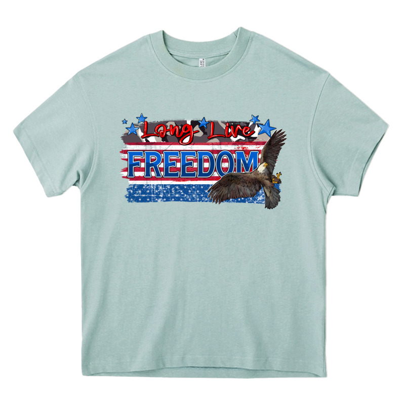 Long Live Freedom Heavy Core Tee by Zillion Design Studio | Teevron