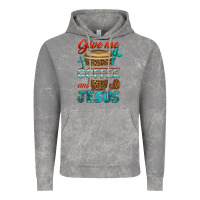 Cloud Rock give me coffee and jesus Vintage Hoodie - BundleAndBundleShop