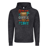 Vintage Black give me coffee and jesus Vintage Hoodie - BundleAndBundleShop