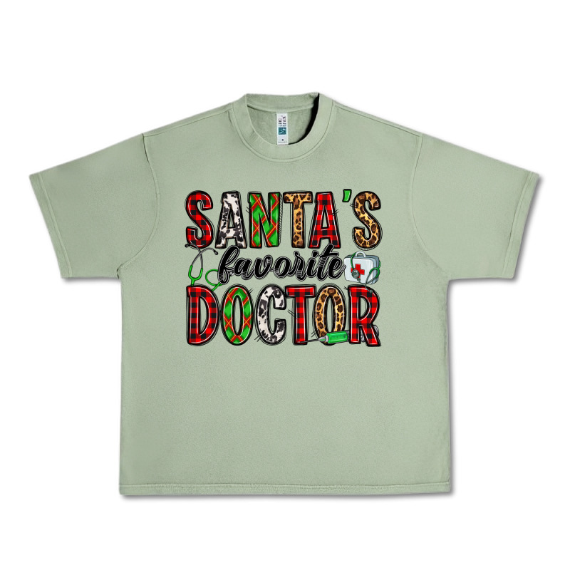 Santa's Favorite Doctor Urban Heavy Tee by Jasminsmagicworld | Teevron