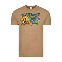 Vintage Coffee only talking to jesus today Vintage Tee - AdoDesignShop
