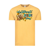 Vintage Mustard only talking to jesus today Vintage Tee - AdoDesignShop