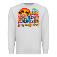 Dove Grey the beach is my happy place Premium Sweatshirt - Artiststas