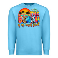 Ocean Blue the beach is my happy place Premium Sweatshirt - Artiststas