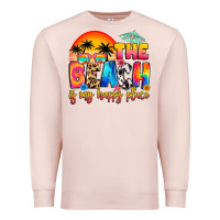 Pale Pink the beach is my happy place Premium Sweatshirt - Artiststas