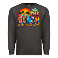 Smoke the beach is my happy place Premium Sweatshirt - Artiststas