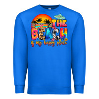 True Royal the beach is my happy place Premium Sweatshirt - Artiststas