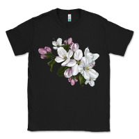 Black apple blossom Classic Tee - LillyAllenDesigns