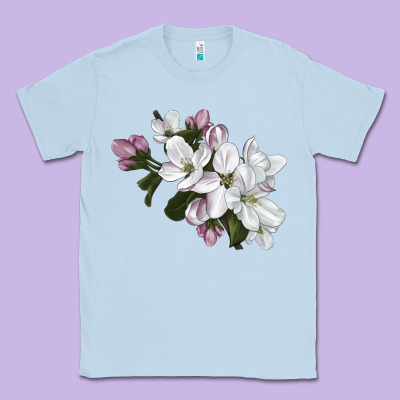 Apple Blossom Classic Tee Designed By Lillyallendesigns