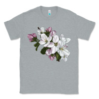 Heather Grey apple blossom Classic Tee - LillyAllenDesigns