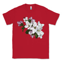 Red apple blossom Classic Tee - LillyAllenDesigns