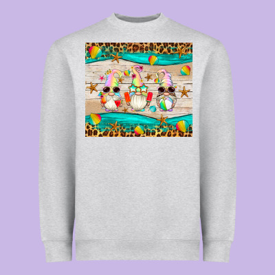 Summer Gnomes Heavyweight Sweatshirt Designed By Artiststas