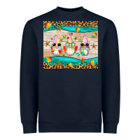 Navy summer gnomes Heavyweight Sweatshirt - Artiststas
