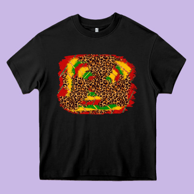 Black History Background Heavy Core Tee Designed By Texasbilliewilder