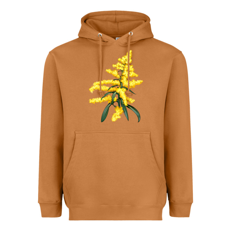 Botanical Goldenrod Illustrations Heavyweight Hoodie by LillyAllenDesigns | Teevron