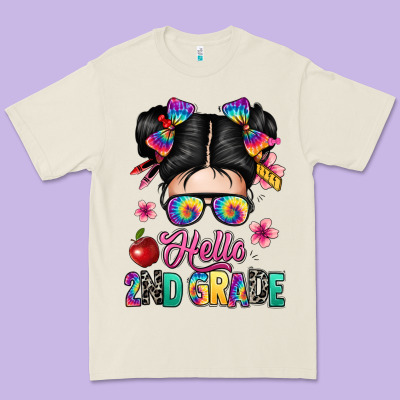 Hello Second Grade Kid Premium Tee Designed By Texasbilliewilder