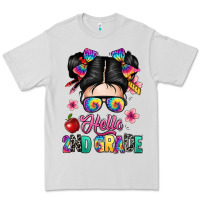 Dove Grey hello second grade kid Premium Tee - texasbilliewilder