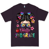 Plum hello second grade kid Premium Tee - texasbilliewilder