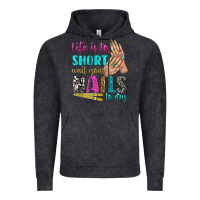 Vintage Black life is to short wait your nails to dry bbs Vintage Hoodie - BundleAndBundleShop