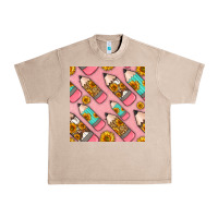 French Oak western pencil seamless pattern Urban Heavy Tee - BundleAndBundleShop