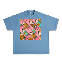Pebble Blue western pencil seamless pattern Urban Heavy Tee - BundleAndBundleShop