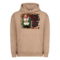 Pigment Burro omg santa i know him elf Urban Hoodie - CowGirlArtShop