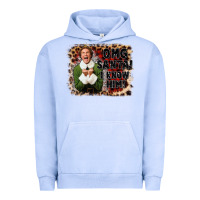 Pigment Grape Ice omg santa i know him elf Urban Hoodie - CowGirlArtShop