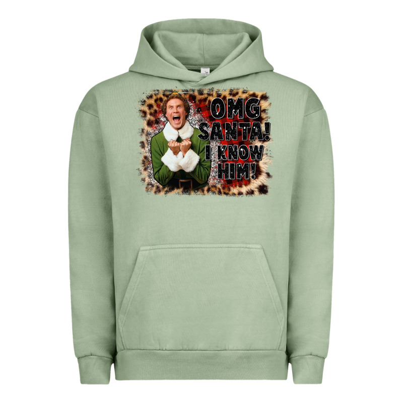 Omg Santa I Know Him Elf Urban Hoodie by CowGirlArtShop | Teevron