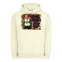 Pigment Pistachio omg santa i know him elf Urban Hoodie - CowGirlArtShop