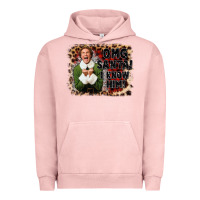 Pigment Salmon omg santa i know him elf Urban Hoodie - CowGirlArtShop