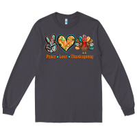 Smoke peace love thanksgiving Long Sleeve Tee - BarkalooDesign