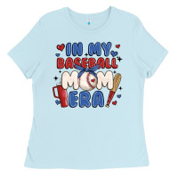 Baby Blue in my baseball mom era Ladies Tee - JahusDesignShop