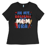 Black in my baseball mom era Ladies Tee - JahusDesignShop