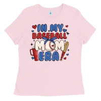 Bubblegum Pink in my baseball mom era Ladies Tee - JahusDesignShop