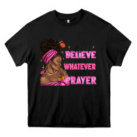 Black afro woman bun and religion faith prayer Heavy Core Tee - texasbilliewilder