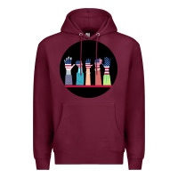 Burgundy America Premium Hoodie - Bettercallsaul