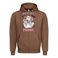 Chestnut boo jee mama Zipper Hoodie - MaliasSmallBusiness