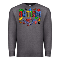 Charcoal Heather autism sister Premium Sweatshirt - Artiststas