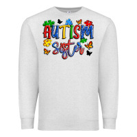 Oatmeal Heather autism sister Premium Sweatshirt - Artiststas