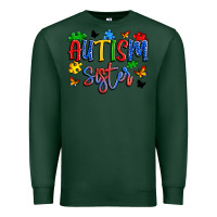 Sports Green autism sister Premium Sweatshirt - Artiststas