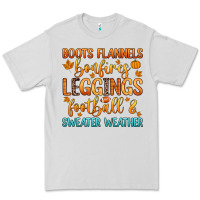Dove Grey boots flannels bonfires leggins football Premium Tee - Zillion Design Studio