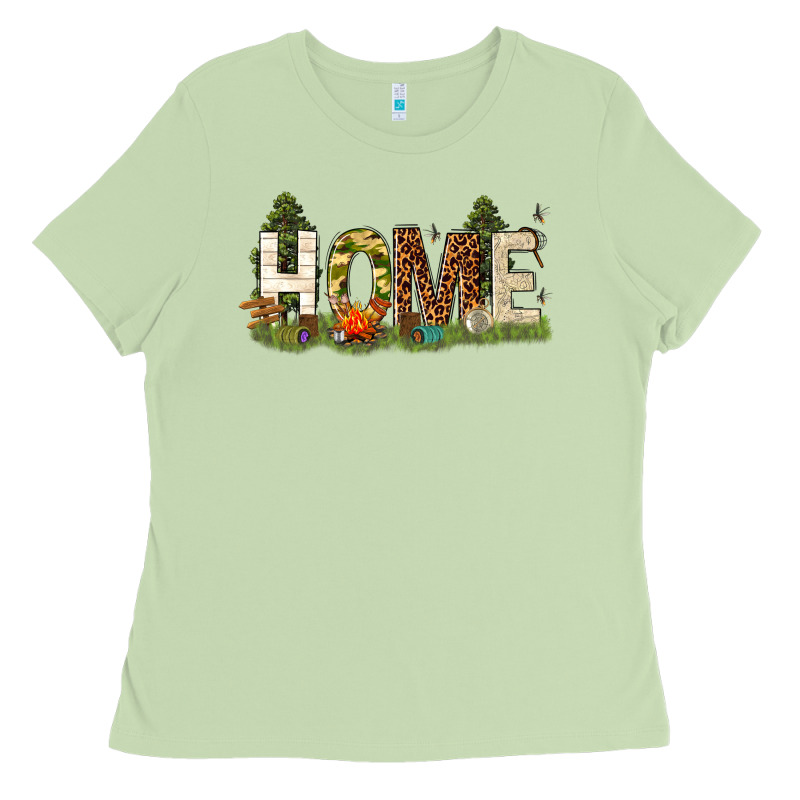 Home Camping Ladies Tee by texasbilliewilder | Teevron