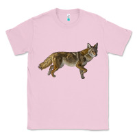 Bubblegum Pink coyote Classic Tee - LillyAllenDesigns