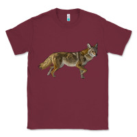 Burgundy coyote Classic Tee - LillyAllenDesigns